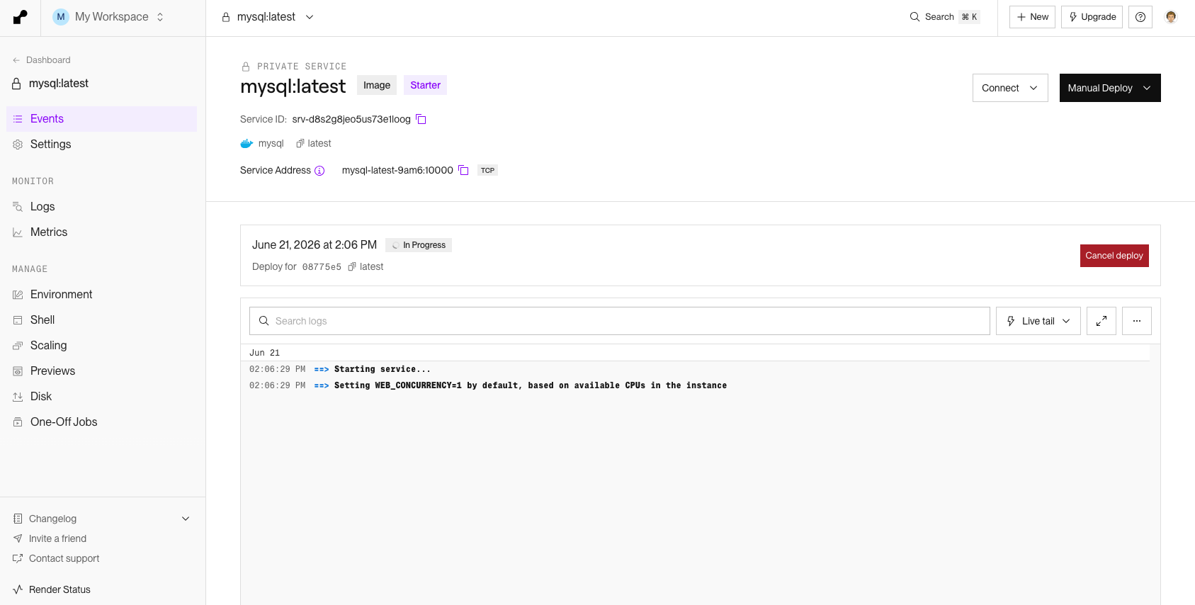 service_startup